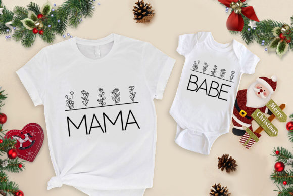 Mama and Babe Shirt SVG Review