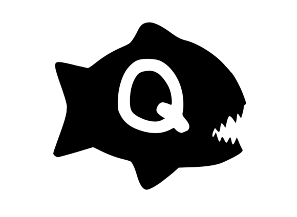 Piranha Fish with Playful Mono Q Embroidery Design Review