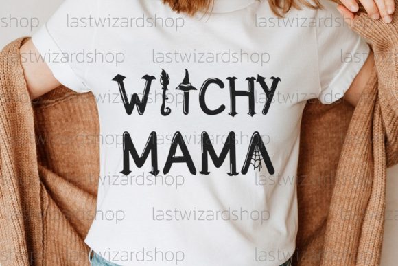 Witchy Mama Svg for Halloween Embroidery Projects